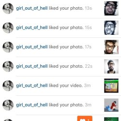 #1 top fan en Instagram @girl_out_of_hell :* <3 awww she’s