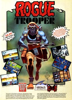 80s-90s-stuff:  90s video game ad for 2000 AD’s “Rogue Trooper”,