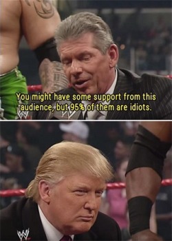 theheavymetalmama:  soivechangedmypleatoguilty: Don’t ever tell me that wrestling’s fake ever again Say what you will about old Vince….but he fucking called it. 
