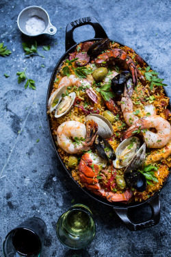 do-not-touch-my-food:    Skillet Grilled Seafood and Chorizo