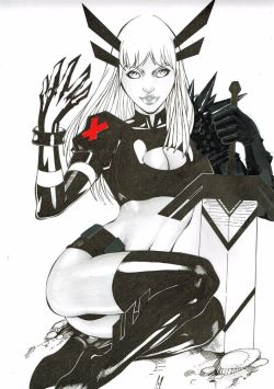 dailydamnation:  Oh, said Illyana, you thought Wolverine was