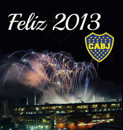 jugadornumero12:  ¡Feliz 2013 para todos los hinchas de Boca!