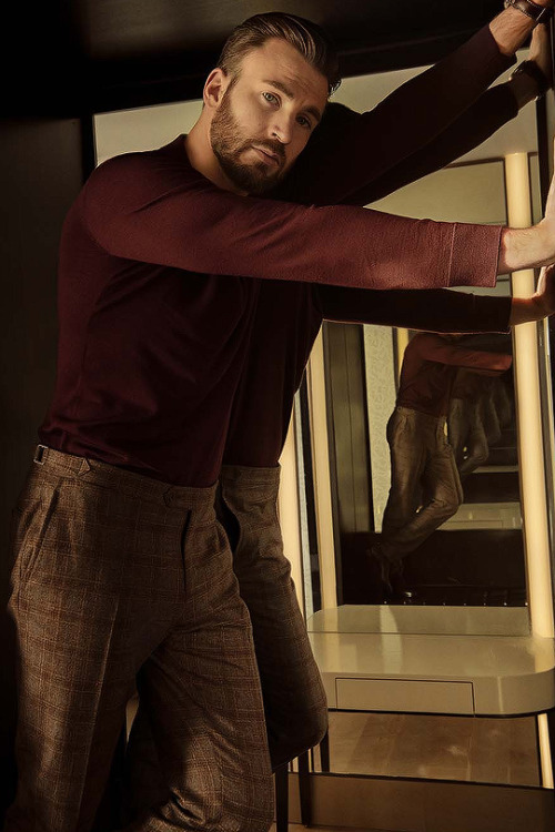 marveldaily:Chris Evans for The Hollywood Reporter (March 2019)