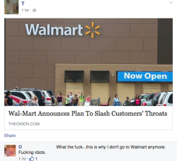 literallyunbelievable:this is why I don’t go to Walmart anymore