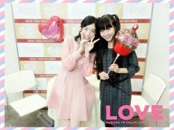 mos-rin:  SKE48 7期生 「"ハッピーバレンタイン♥今日の写真会に来てくださった皆さん本当にありがとうございました（❁´˘｀❁）♡♡おうか♡“」