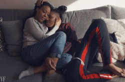 queer-all-year:Lena Waithe and her fiance Alana Mayo (x)