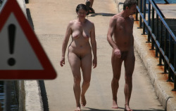 mixedgendernudity:  naturism is great. Attractive couple naked