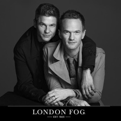 thebacklot:  David and Neil for London Fog. Perfection. 