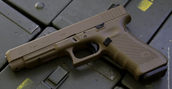 pointandshootmediaworks:  Glock 34 gen4 9MM FDE slide/frame. 