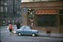 mimbeau:Quai Bourbon Paris circa 1950 Marcel Bovis
