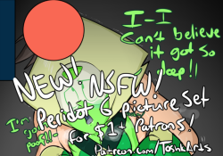 toshkarts:  toshkarts:   Peridot 6 picture set!  This is one