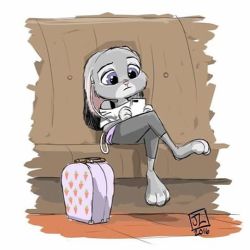 jalittle17:  A quick little Judy Hopps sketch after seeing Zootopia