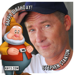 kh13:  Happy 56th birthday to Stephen Stanton (born August 22nd,