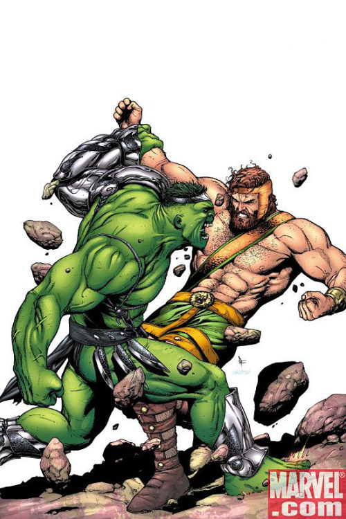 Gary Frank - Hulk vrs Hercules