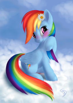 insane-pinkie-pie:  RainbowShy by blueSpaceling 
