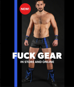 mr-s-leather:  Check out our FUCK GEAR now also at GEAR Leather!