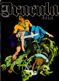 Dracula Annual (New English Library, 1972). Cover art by Estaban