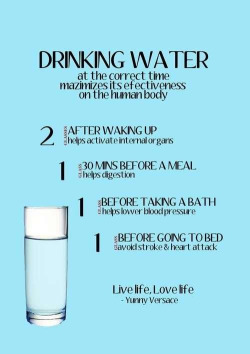 teenshealthandfitness:  Drink WATER 🎀  Teenshealthandfitness.Tumblr.Com