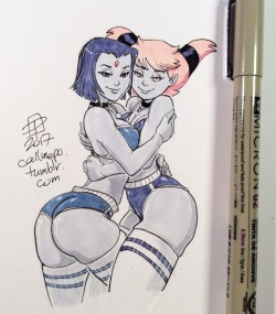 chillguydraws: callmepo:   callmepo:  callmepo: Magical gal pals.