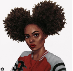 fyblackwomenart:  Artist: @katyaaaar