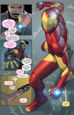 superheroes-or-whatever:    Invincible Iron Man (2015-) #1 art