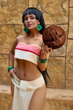 dacommissioner2k15:  thespectacularspider-girl:  spooky-lena:  whybecosplay:  Chel - The Road to El Dorado by Ot rori  A   cosplay  Humina  OH LAWWWD!!! 