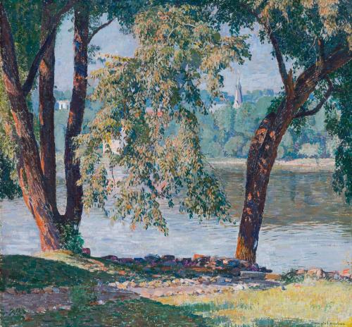 lawrenceleemagnuson:  Daniel Garber (USA 1880-1958)Elm Bough