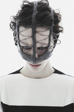 helenadivine:  RICK OWENS f/w 2012 slashed ski mask beanie