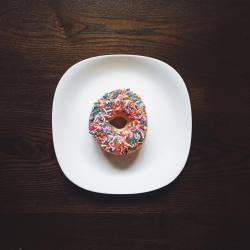 rsumedia:  Thunderstorms… on a Tuesday 🍩 #foodporn #doughnut