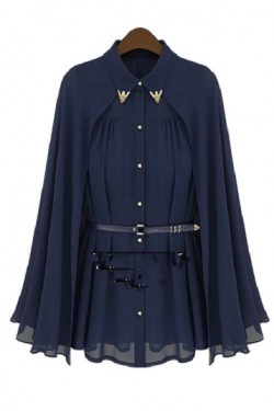 bluetyphooninternet: ELEGANT STYLE BLOUSES & SHIRTS Cape