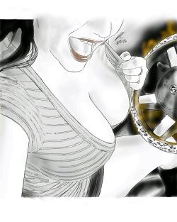 More fan art…! #miami #bbw #boobs #angelinacastro #angelinacastrolive