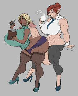 vongrauenhausen:  moxydoxy: Moxy and Grace  Done by the wonderful