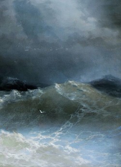 paintdeath:  Ivan Aivazovsky - She Is Still Drawn To Seascapes