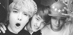 jeontaeyeon:  Ryeowook · Kyungsoo · Jongdae 