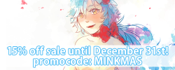 masasei:  December sale! 15% off everything in the store with