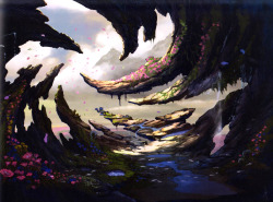jade-of-impala: Scenery scanned from the Bravely Default Deluxe