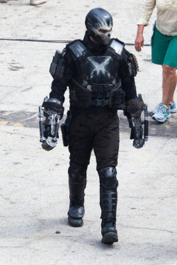 gazzymouse:  (x) Crossbones on set of Captain America: Civil