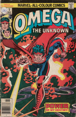 Omega The Unknown, No. 5 (Marvel Comics, 1976). From Oxfam in Nottingham.