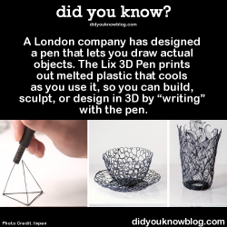 did-you-kno:  A London company has designed a pen that lets you