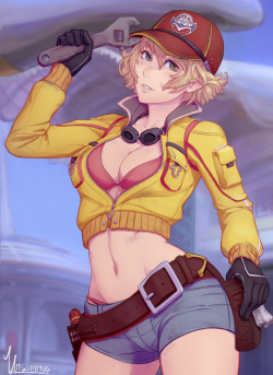 unsomnus: Cidney / Cindy from Final Fantasy XV.   Cute mechanic
