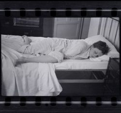 hauntedbystorytelling:    Robert Capa :: Gerda Taro sleeping,