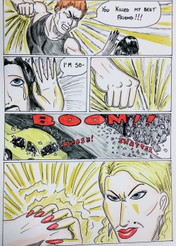 Kate Five vs Symbiote comic Pages 166 & 167  Centennia appears