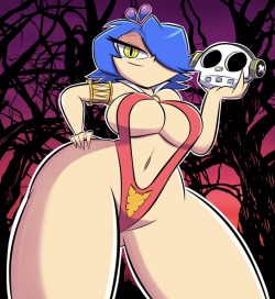 grimphantom2: ck-blogs-stuff:  Halloween: Skarpne as Vampirella!