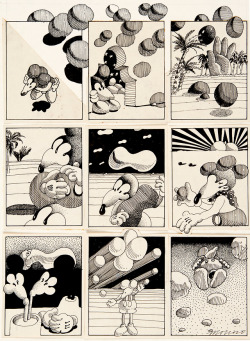 psychedelic-sixties:  Psychedelic Mickey Art by Victor Moscoso