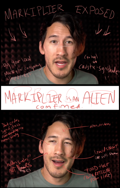 caustic-synishade:  i exposed the reptileiplier replacement!! you can never get by the mARKIPLIER CONSPIRACY THEORIST, “MARK” or SHOuLD i SAY L I Z A R D  B O Y  Finally someone found the truth…