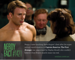 nerdyfacts:  Nerdy Fact #1421: Peggy Carter touching Steve Rogers’