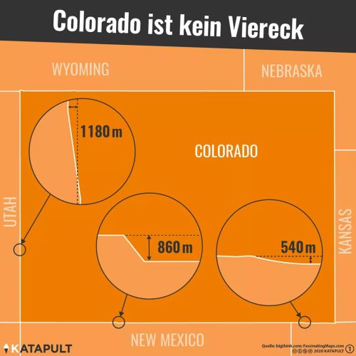 darkinternalthoughts:  mapsontheweb:  Colorado is not a rectangle.