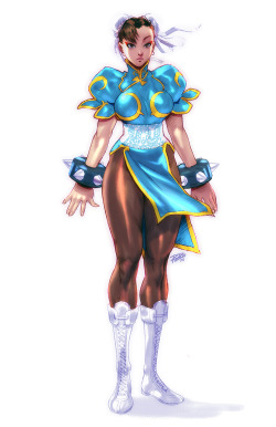 robscorner: Colored that old Chun-Li sketch. Patreon 