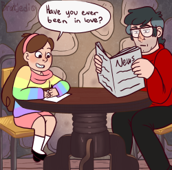 bratjedi0:  “Tell me more”I headcanon Mabel as being a walking