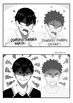 sketchere:  so who did kageyama really pay attention to?? hint